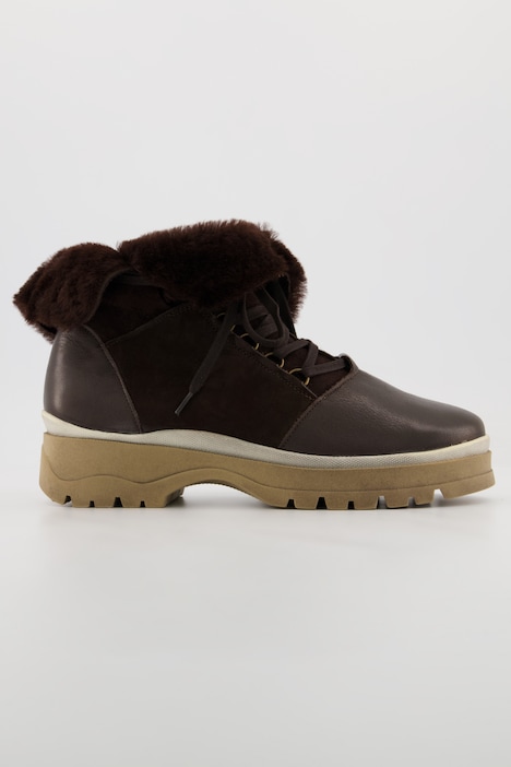 Lederboots, Schurwoll-Futter, Komfortweite