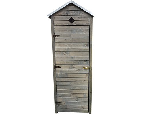 Tuinkast promadino Babylon 78 x 49,5 x 194,5 cm grijs