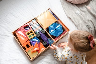 Connetix Magnetiske Byggeklosser Rainbow Mega Pack 212 Deler