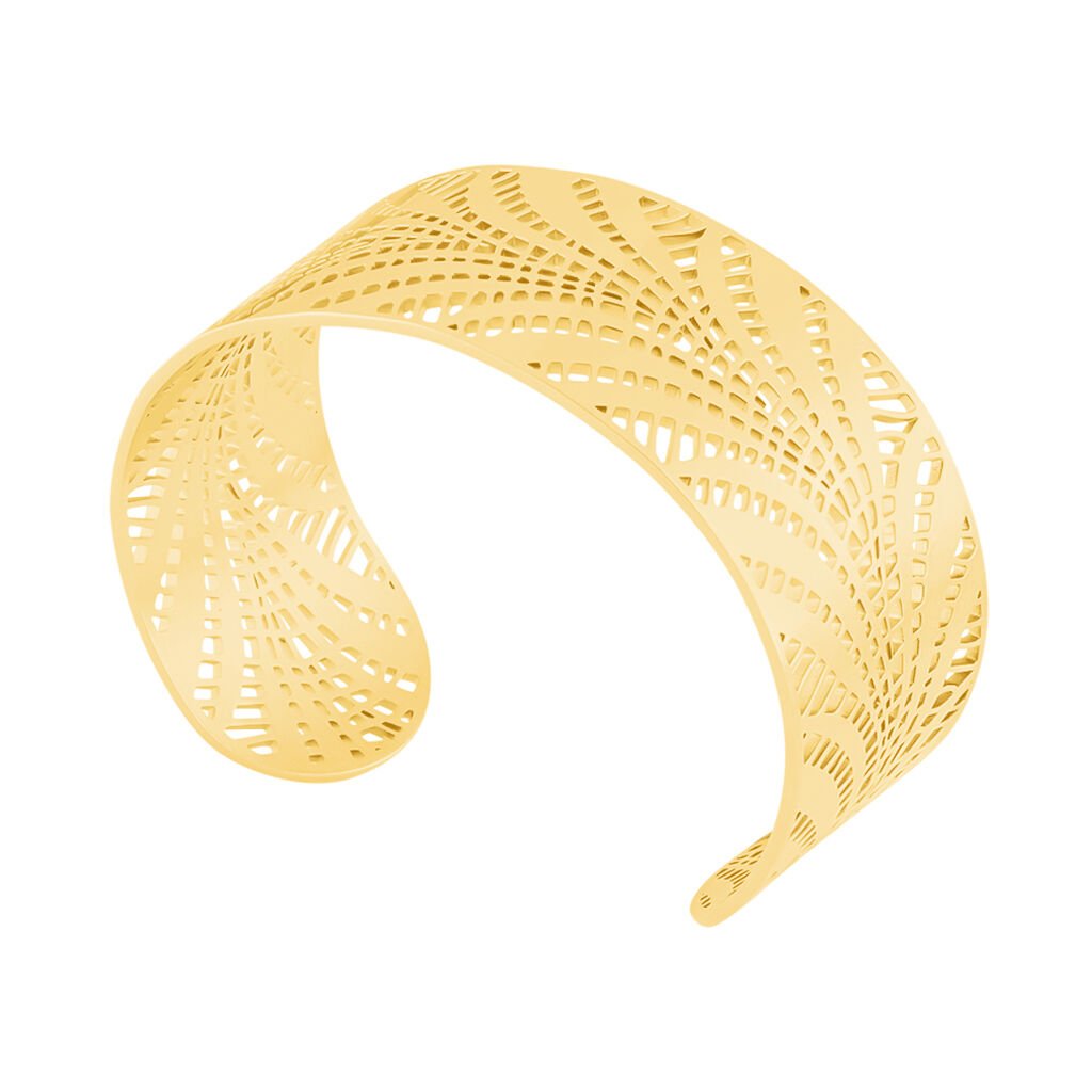 Bracelet Jonc Wilson Acier Dore