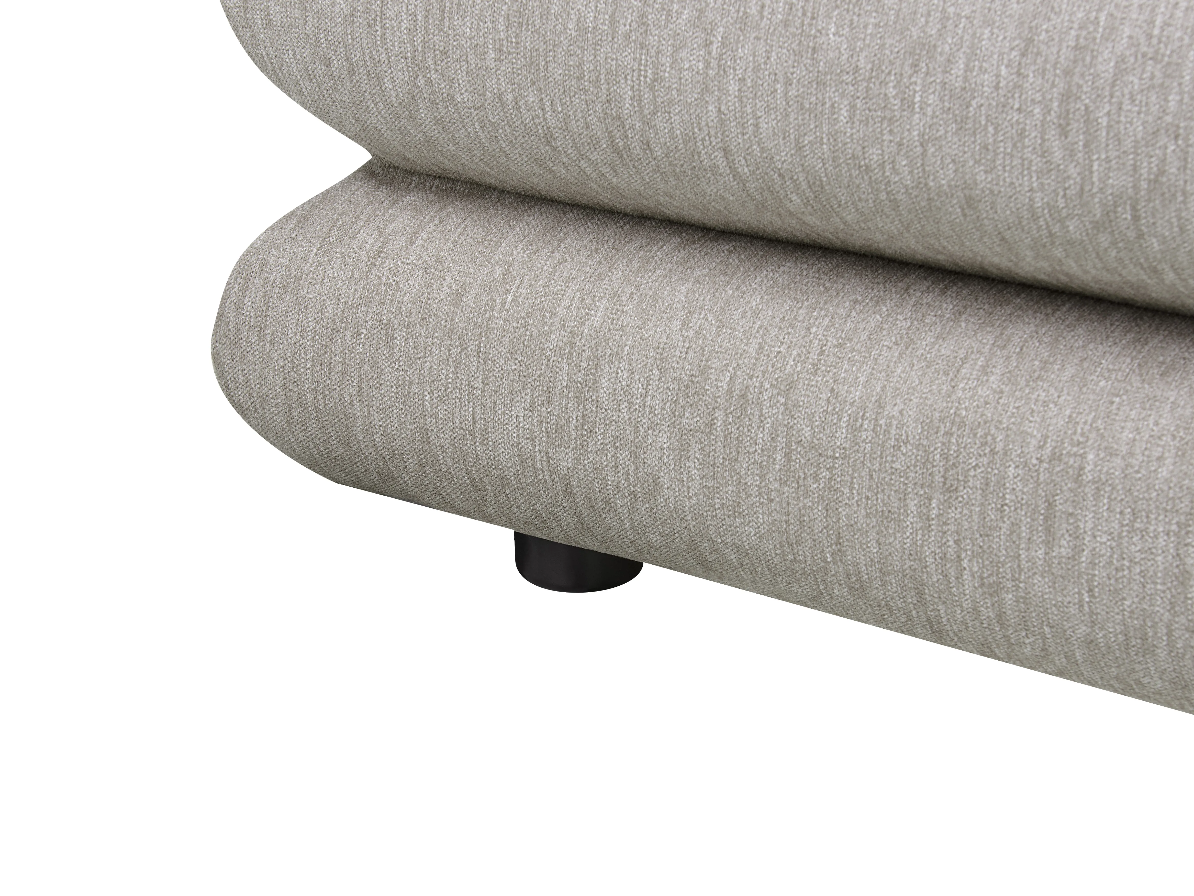 Bed Kunstlinnen LAVARDENS 180 x 200 cm Taupe
