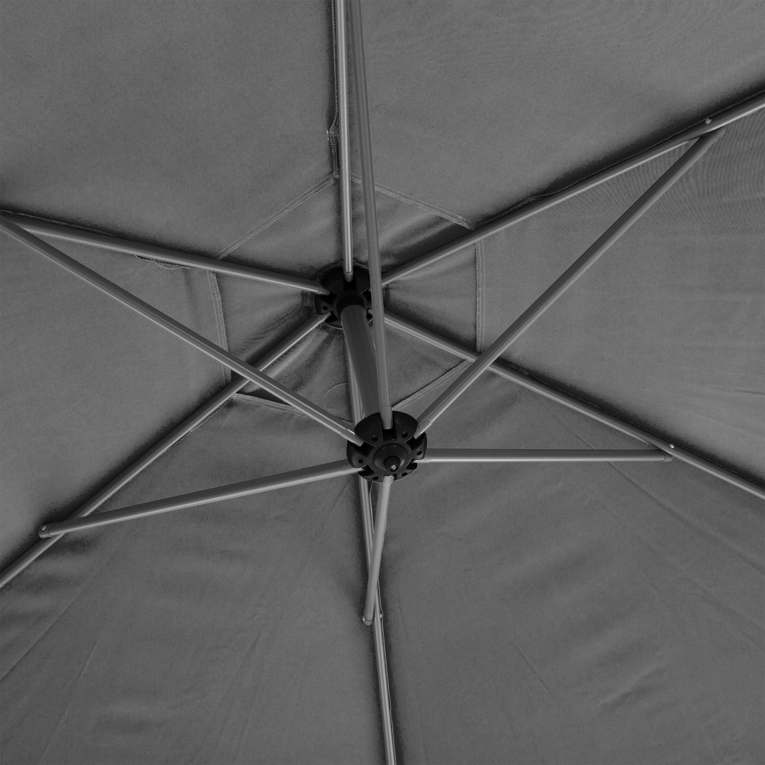PARASOL DECENTRE 3M MANOA ARDOISE