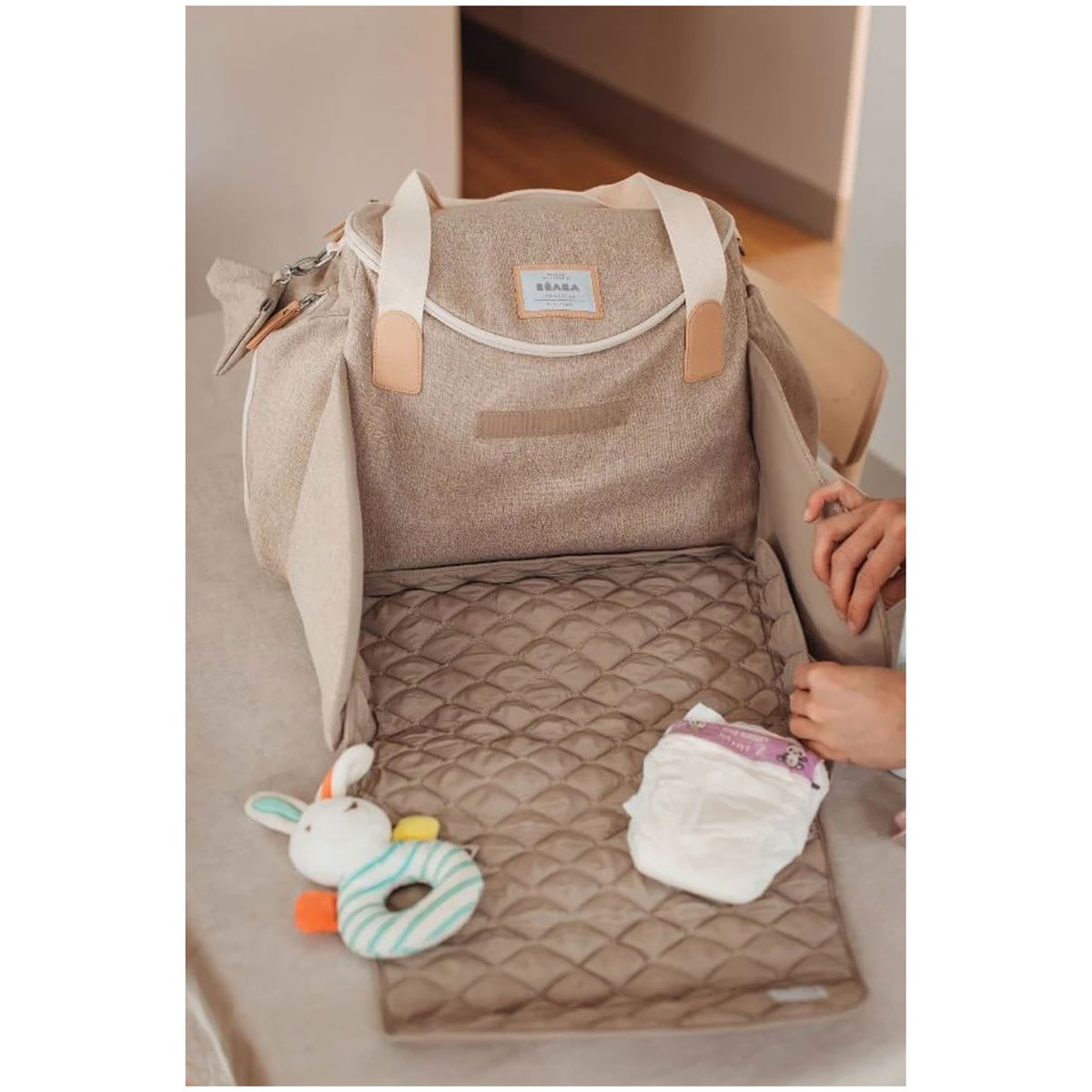 BeabaBeaba   Sydney Wickeltasche beige