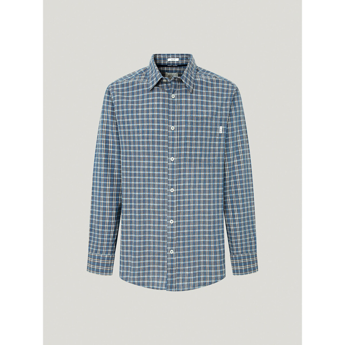 PEPE JEANS<br>Camisa reta em linho de algodão