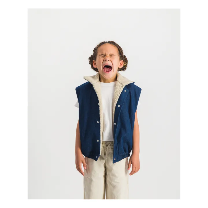 Lours Paris Veste Sans Manches Denim Goose | Bleu jean