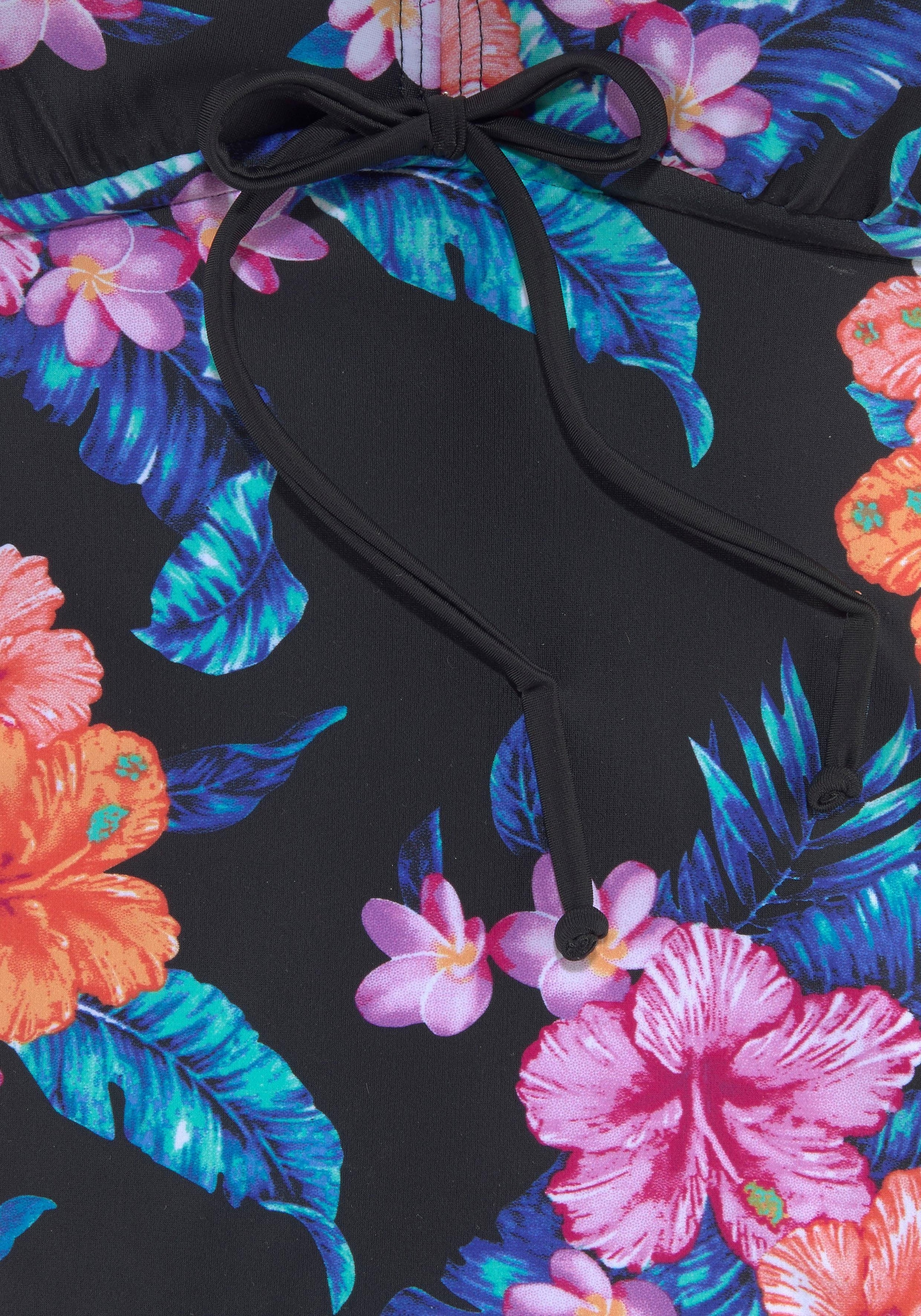 LASCANA Bügel-Tankini , mit tropischem Blumenprint