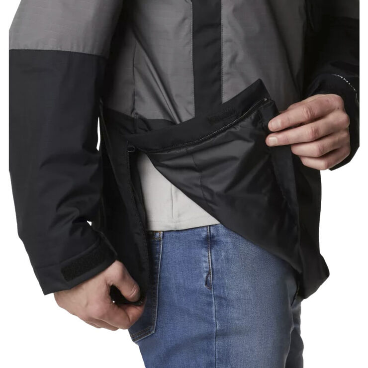 Columbia buckhollow insulated anorak City grey, black