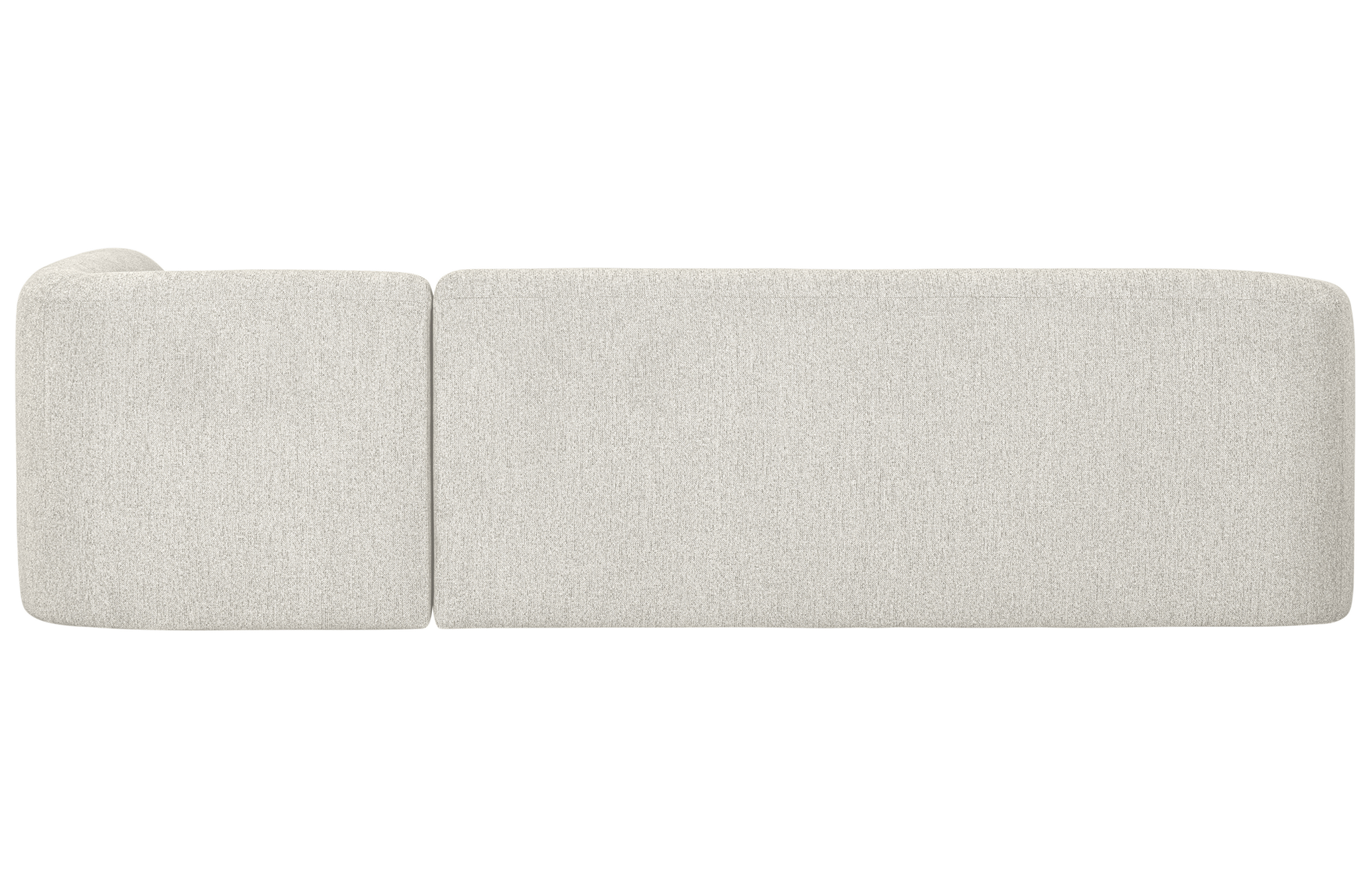 BePureHome hoekbank Sloping Rechts Pearl Melange
