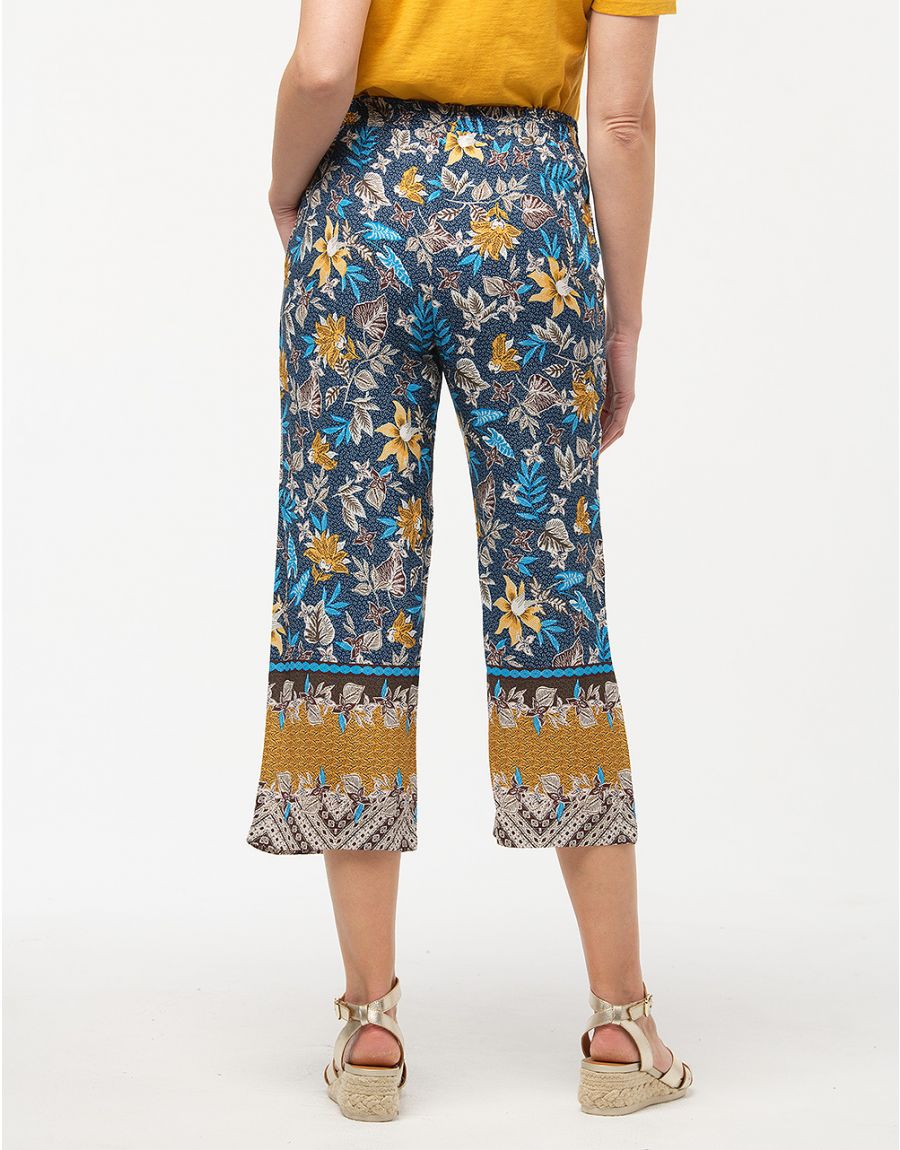 Pantalong large imprimé