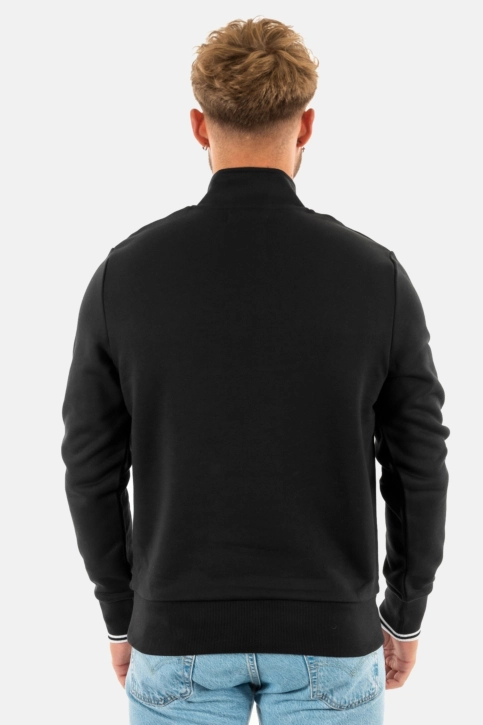 Pull hiver fred perry half zip 102 black