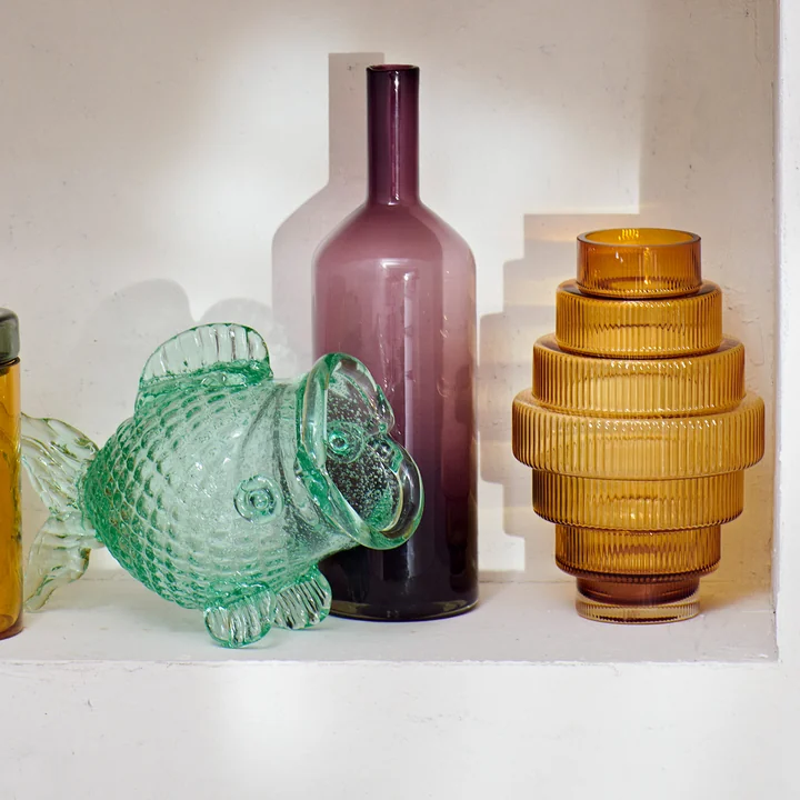 Pols Potten - Steps Vase S, dunkles lila