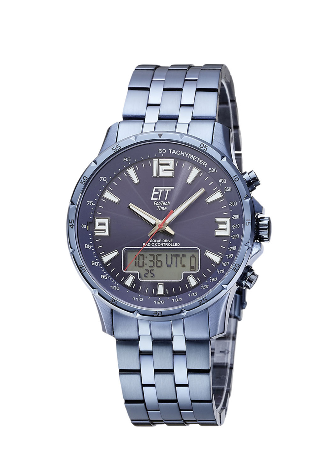 Sportliche Funk-Solar-Herrenuhr