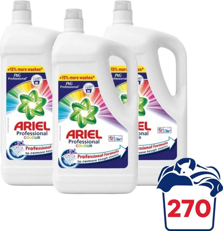 Ariel - Professional - Vloeibaar Wasmiddel - Color - 90 Wasbeurten - 4,05L