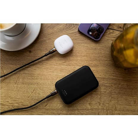 Fixed trådløs powerbank 10.000 mAh - sort