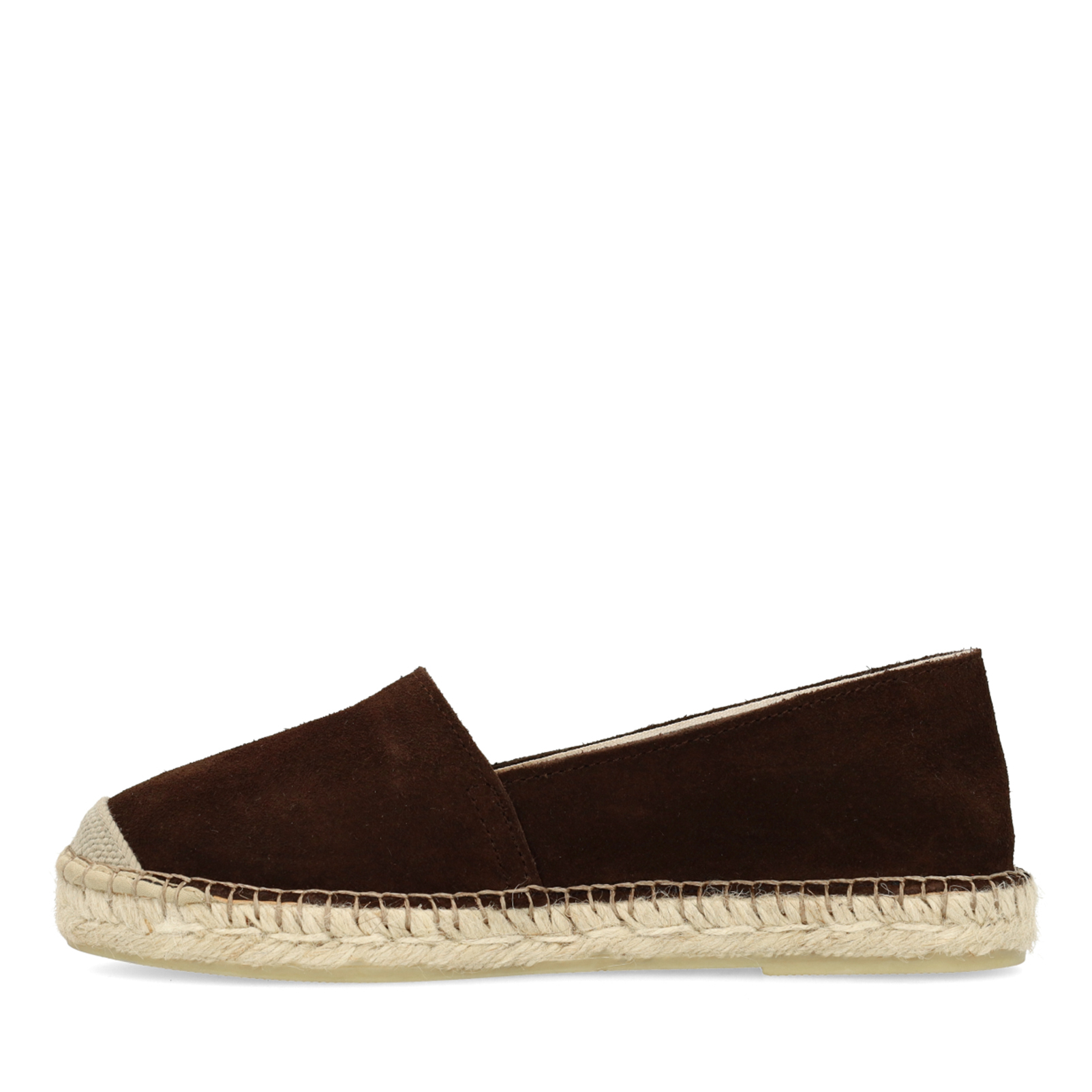 Bruine suède espadrilles