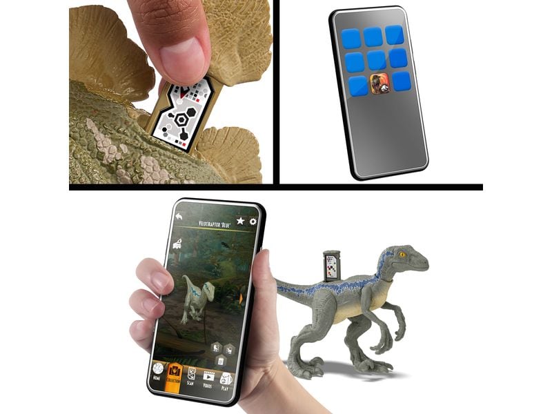 Mattel Jurassic World Ruthless Allosaurus Dinosaurier-Spielzeug mit Angriffsbewegung und Geräuschen