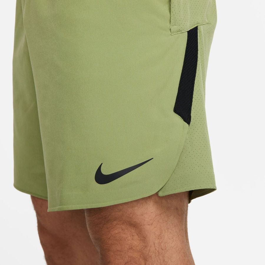 Nike Pro Short Running Dri-FIT Flex - Vert/Noir