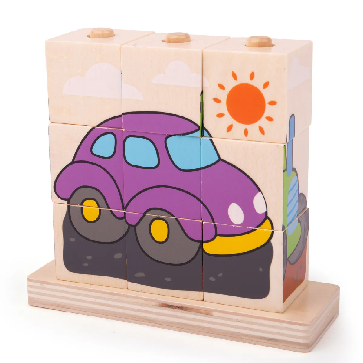 Bigjigs Toys Puzzle Blocs Empilables