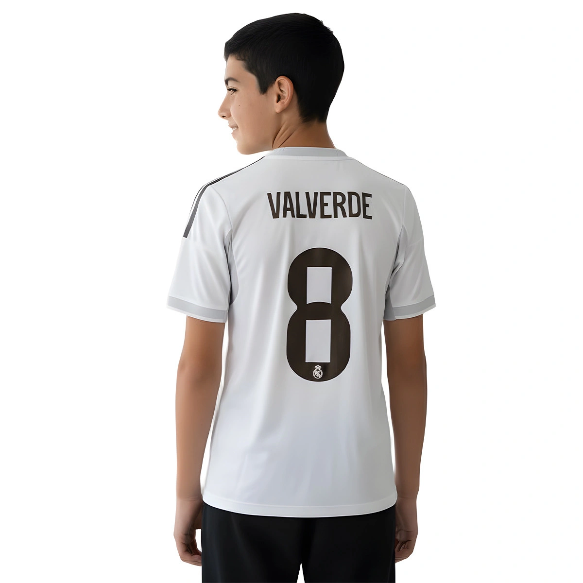 Camisola adidas Valverde Real Madrid Primeiro Equipamento 2025-2026 Criança