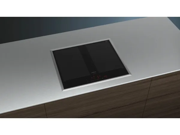 Siemens iQ700 EX645HXC1M, Sort, Indbygget, 60 cm, Zone induktionskogeplade, Keramisk, 4 zone(s)
