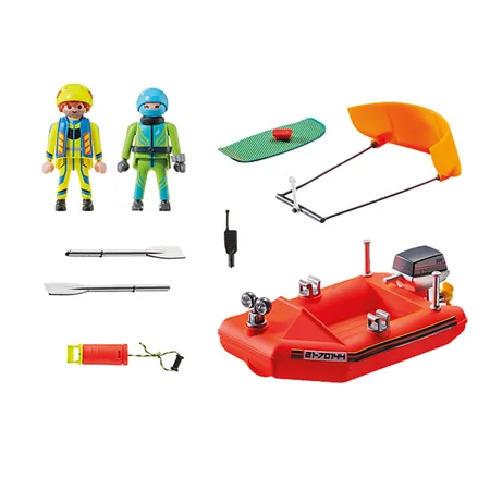 PLAYMOBIL® 70144 City ActionSeenot: Kitesurfer-Rettung mit Boot