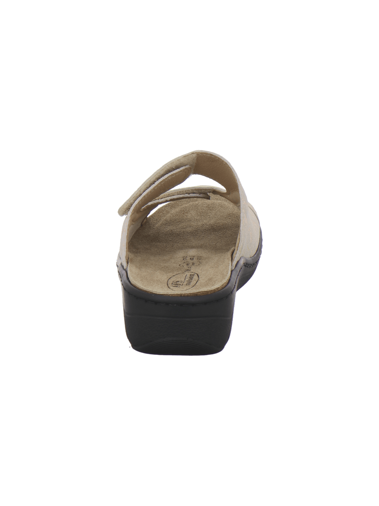Hallux Pantoletten Damen Wechselfußbett beige