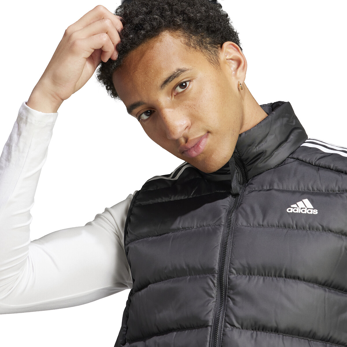 adidas Performance<br>Colete leve com zíper Essentials