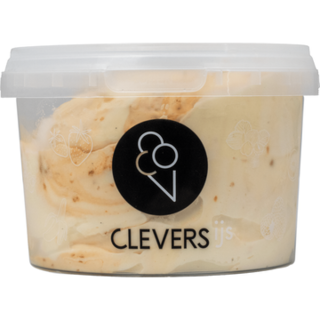 Clevers IJs Vanille Karamelzeezout 500ML