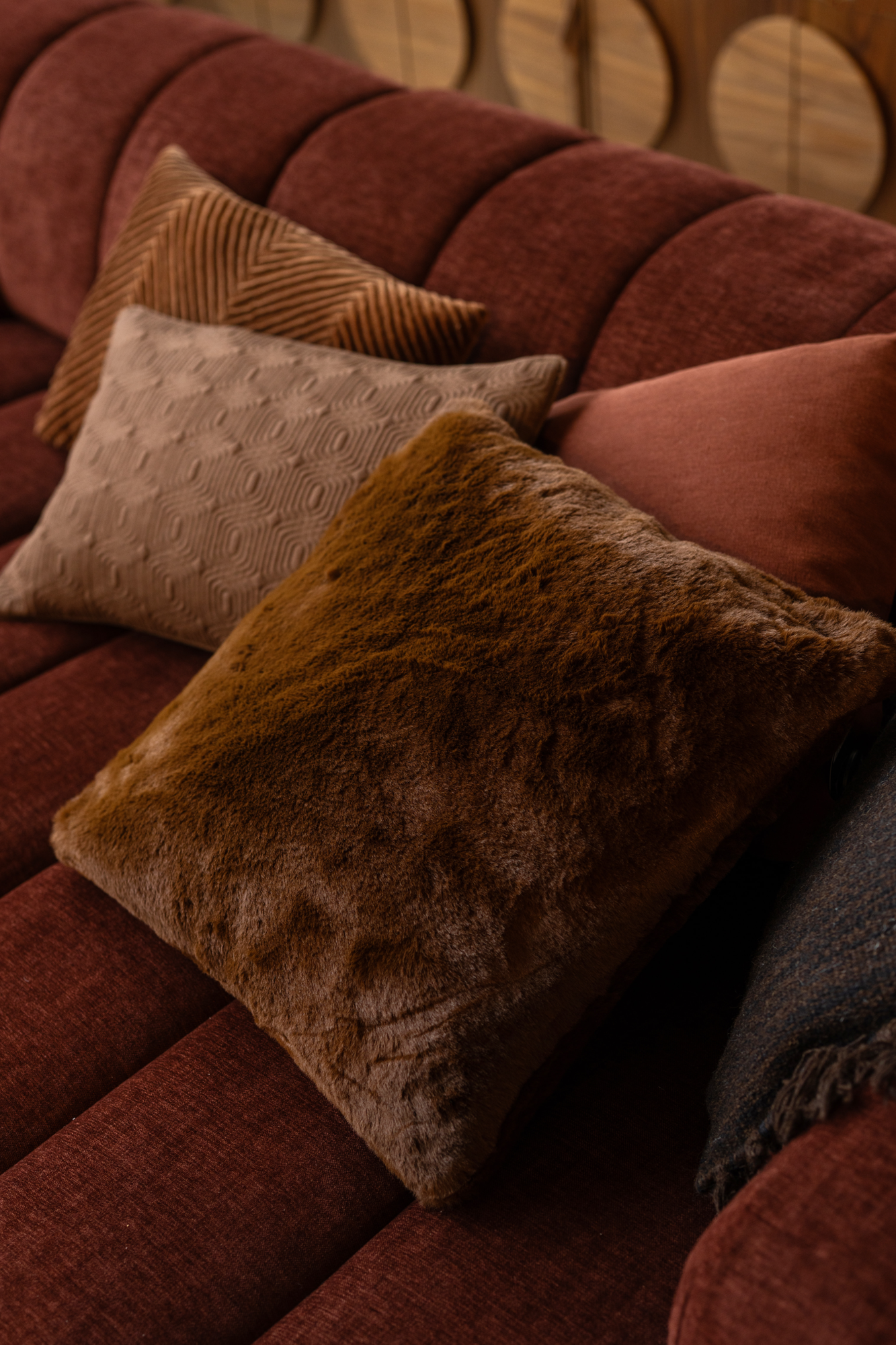 Fauteuil Dolce home burgundy
