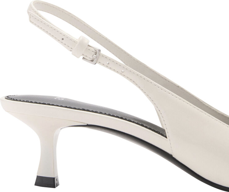 MANGO Heeled-heeled shoe with detail White