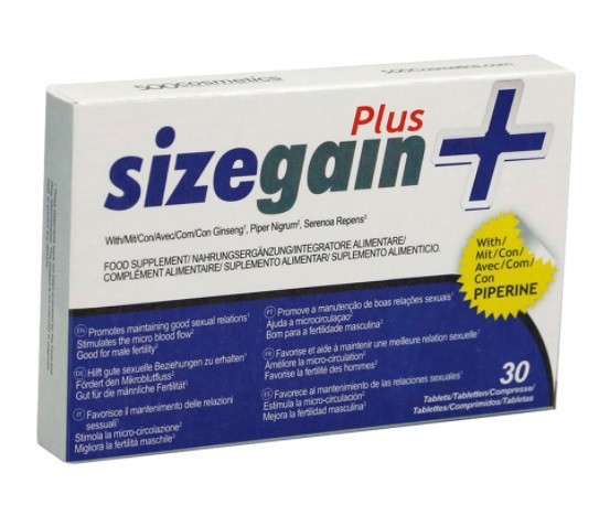 Eros Sizegain Plus 30 capsules
