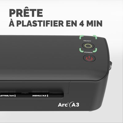Fellowes - plastifieuse Arc A3 - Noir