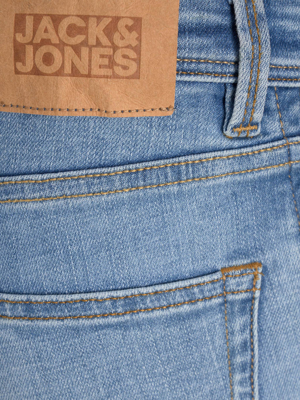 JACK & JONES low waist slim fit jeans JJIGLENN stonewashed