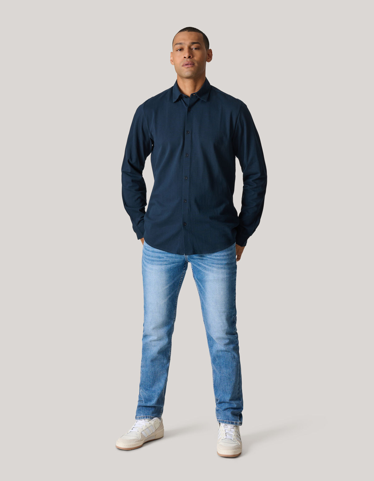 Slim Straight Fit Jeans Mediumstone L34
