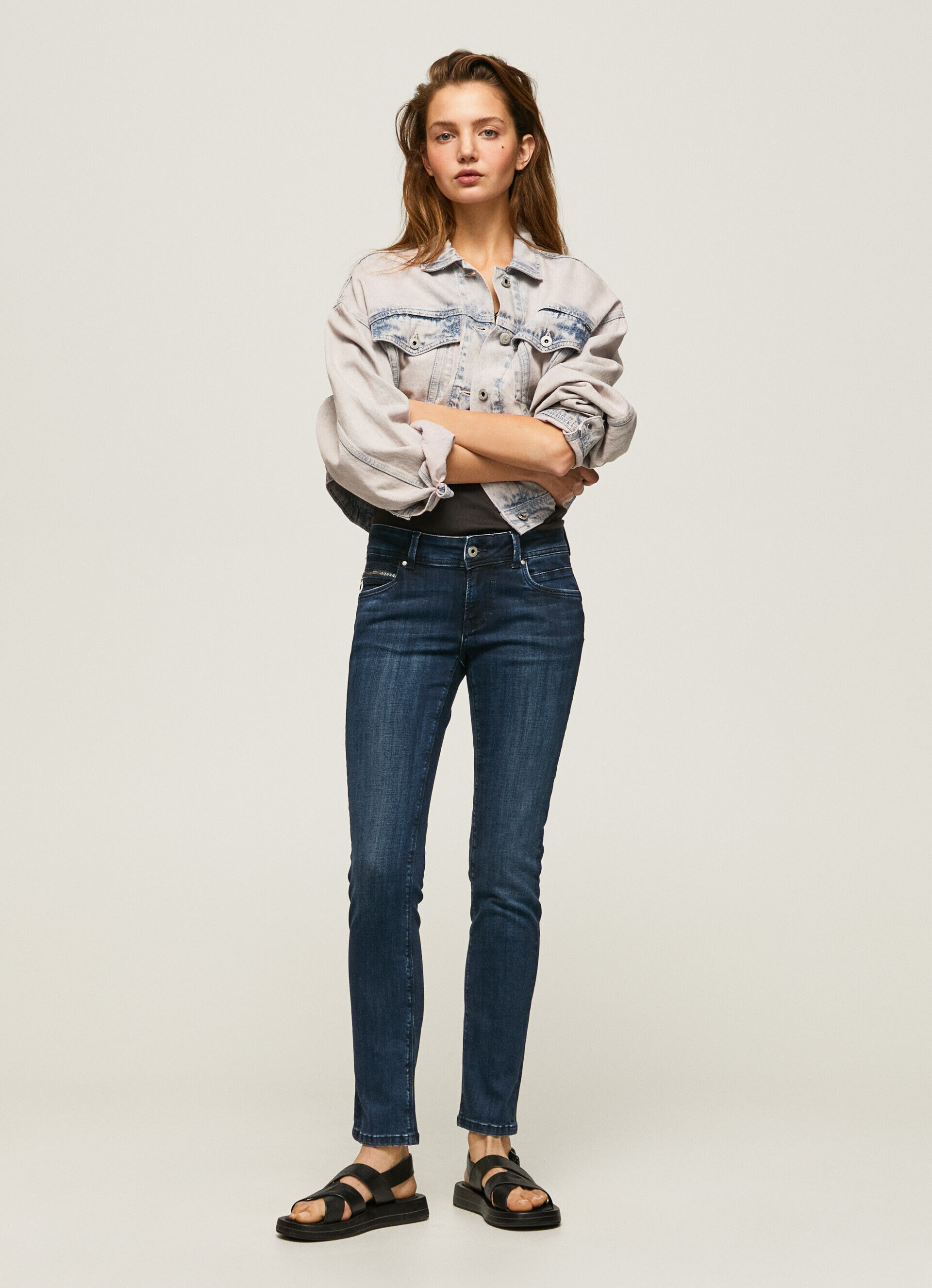 JEAN NEW BROOKE REGULAR MÉDIO SHOT - jeans