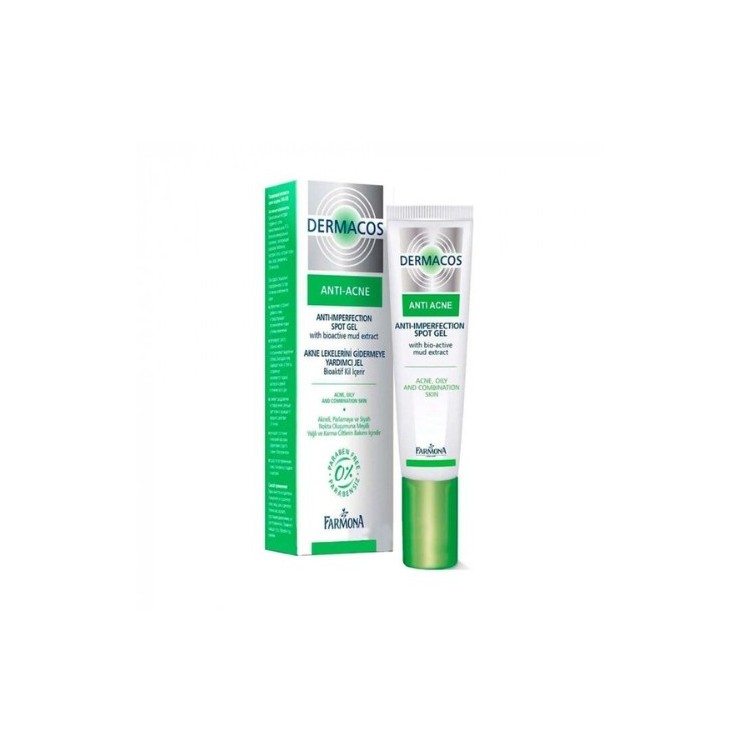 Farmona Dermacos Anti Acne Spot-Gel gegen Unreinheiten mit bioaktivem Schlammextrakt 15 ml