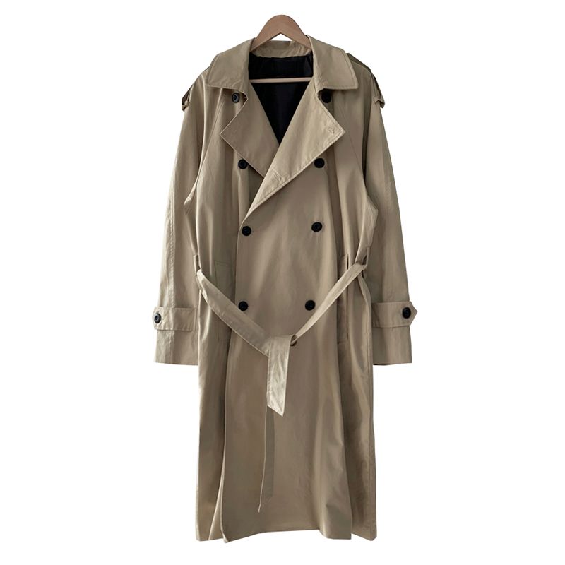 DragonRoad - Trenchcoat met dubbele rij knopen