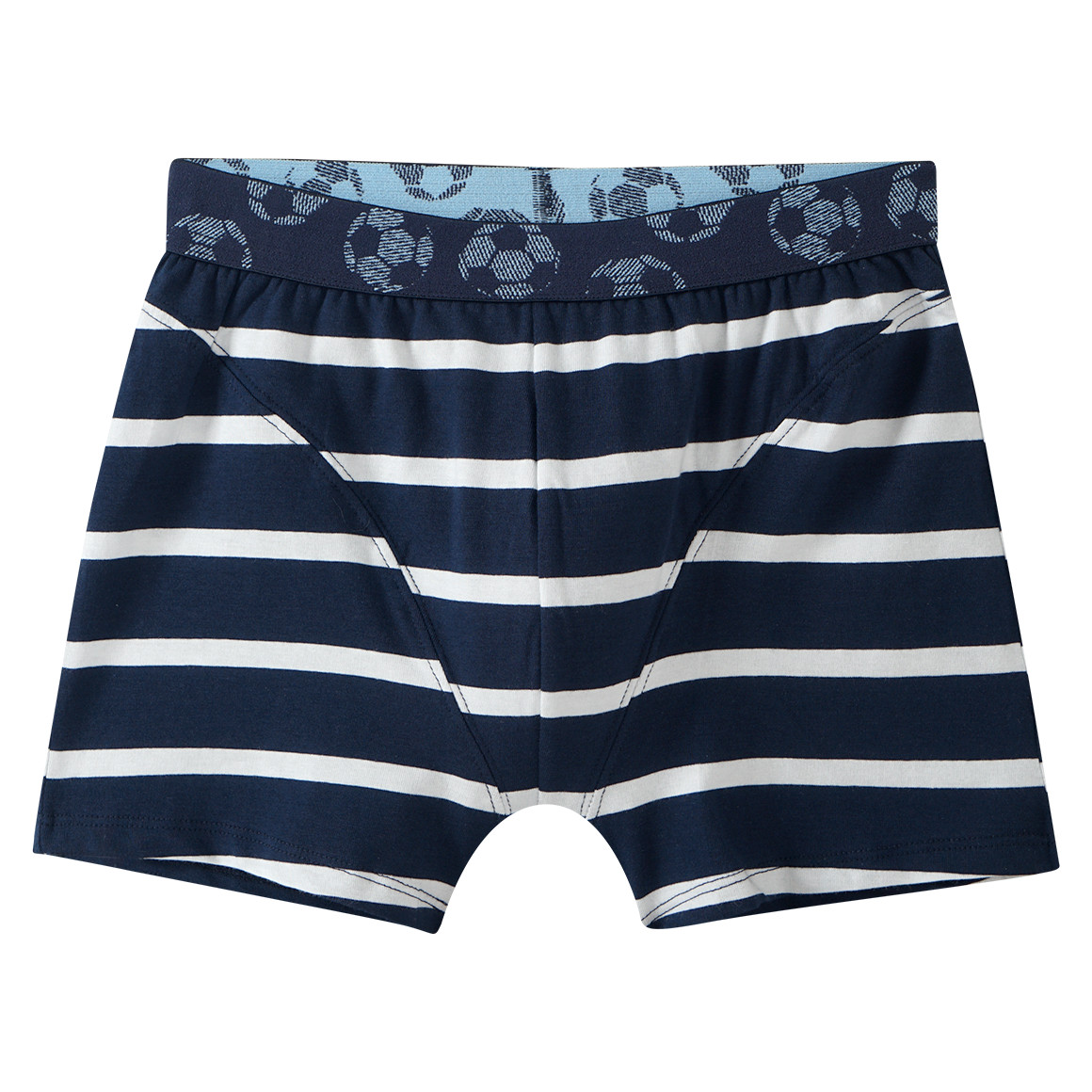 Yigga 3 Jungen Boxer in verschiedenen Dessins dunkelblau / hellblau