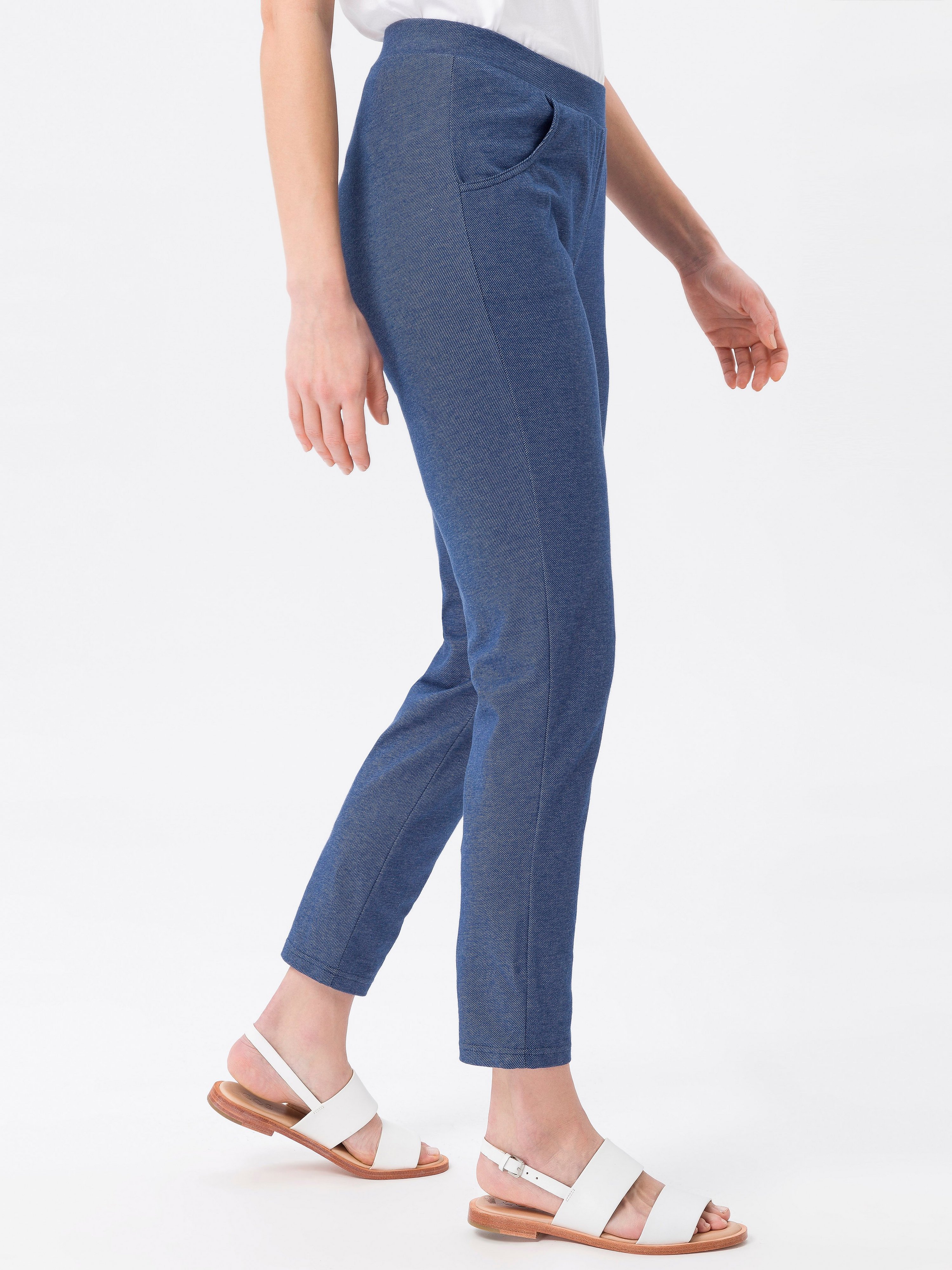 Leggings in Denim-Optik