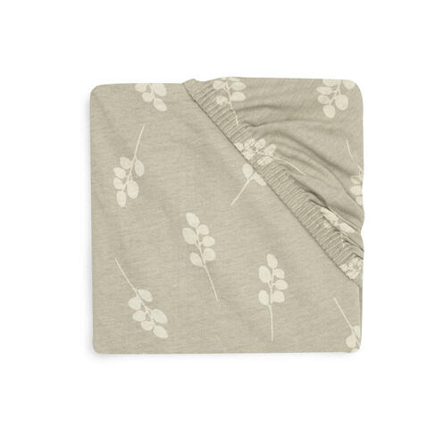 Drap-Housse Jersey 40/50x80/90 cm Twig Olive Green - JOLLEIN
