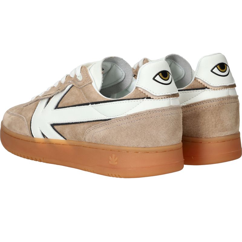 Kaotiko Boston Sneakers Beige Heren