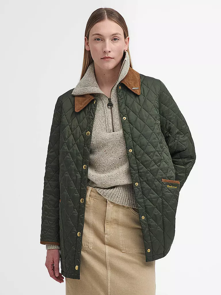 BARBOUR Leichtsteppjacke MODERN LIDDESDALE olive