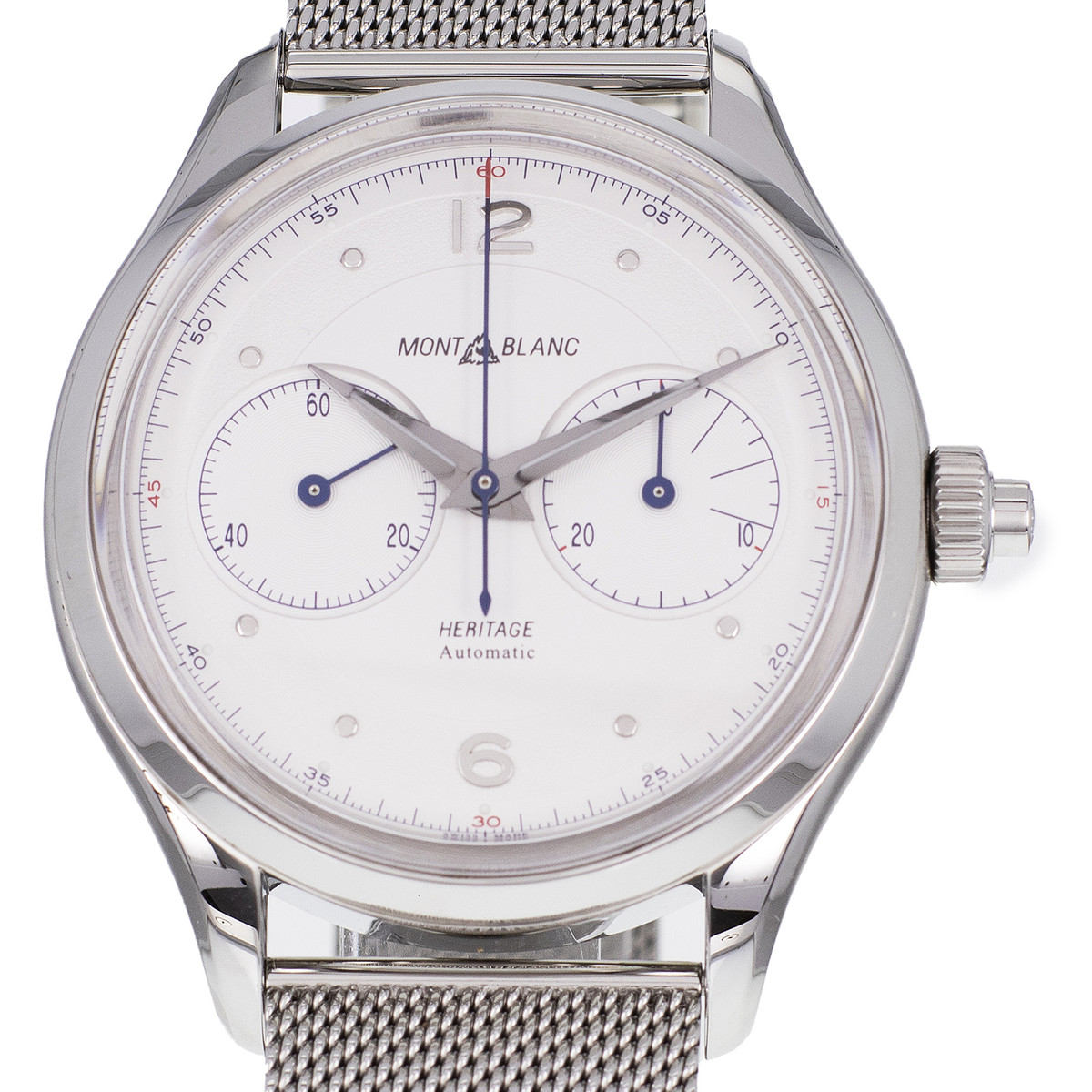 Montre d'occasion MONT BLANC héritage homme automatique acier
