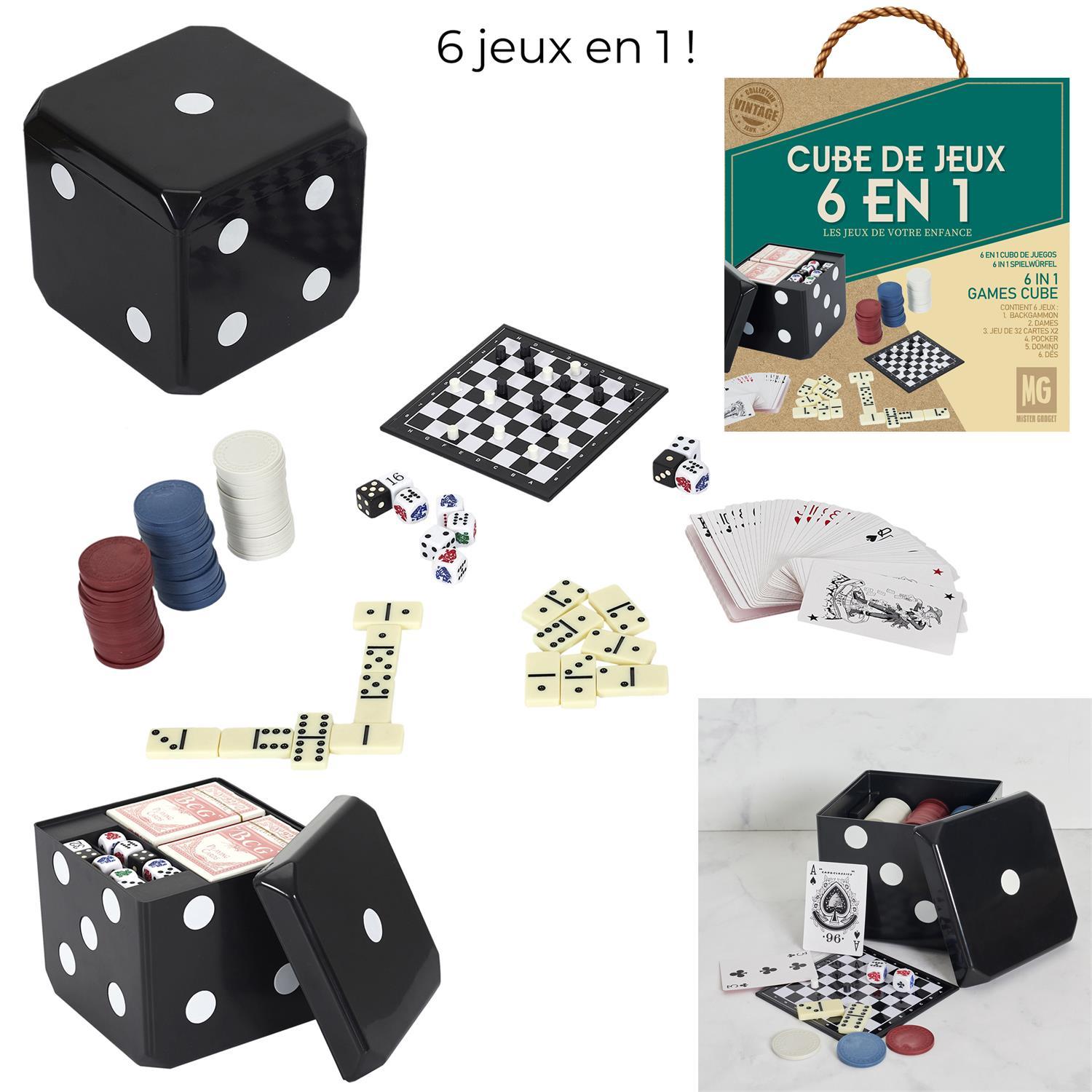 CUBE JEUX 6 EN 1