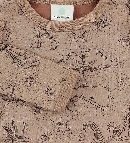 En Fant Pullover - Mattrosa m. Tier