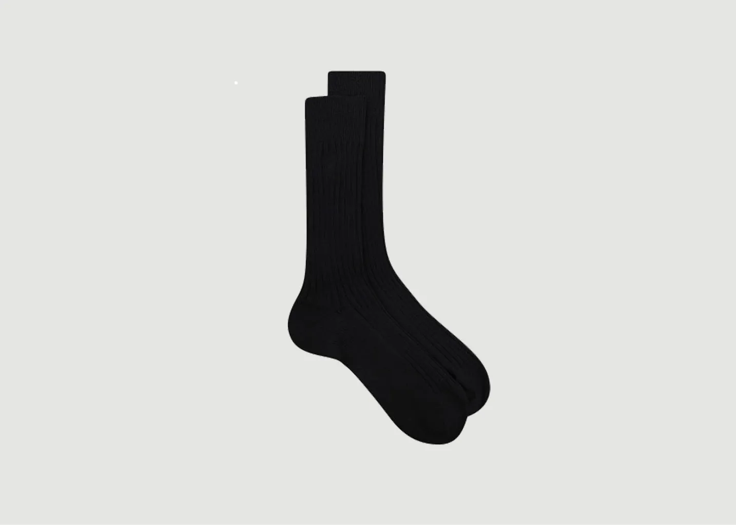 Paire de chaussettes unies en coton mélangé AMI Paris
