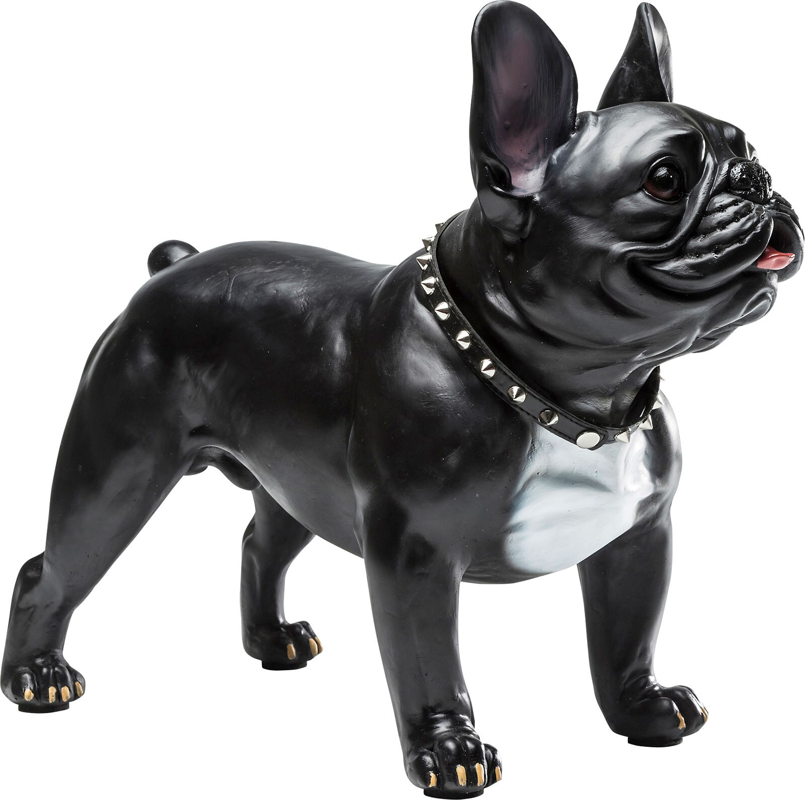 KARE DESIGN Dekofigur GANGSTER MOPS 40 cm schwarz /weiß