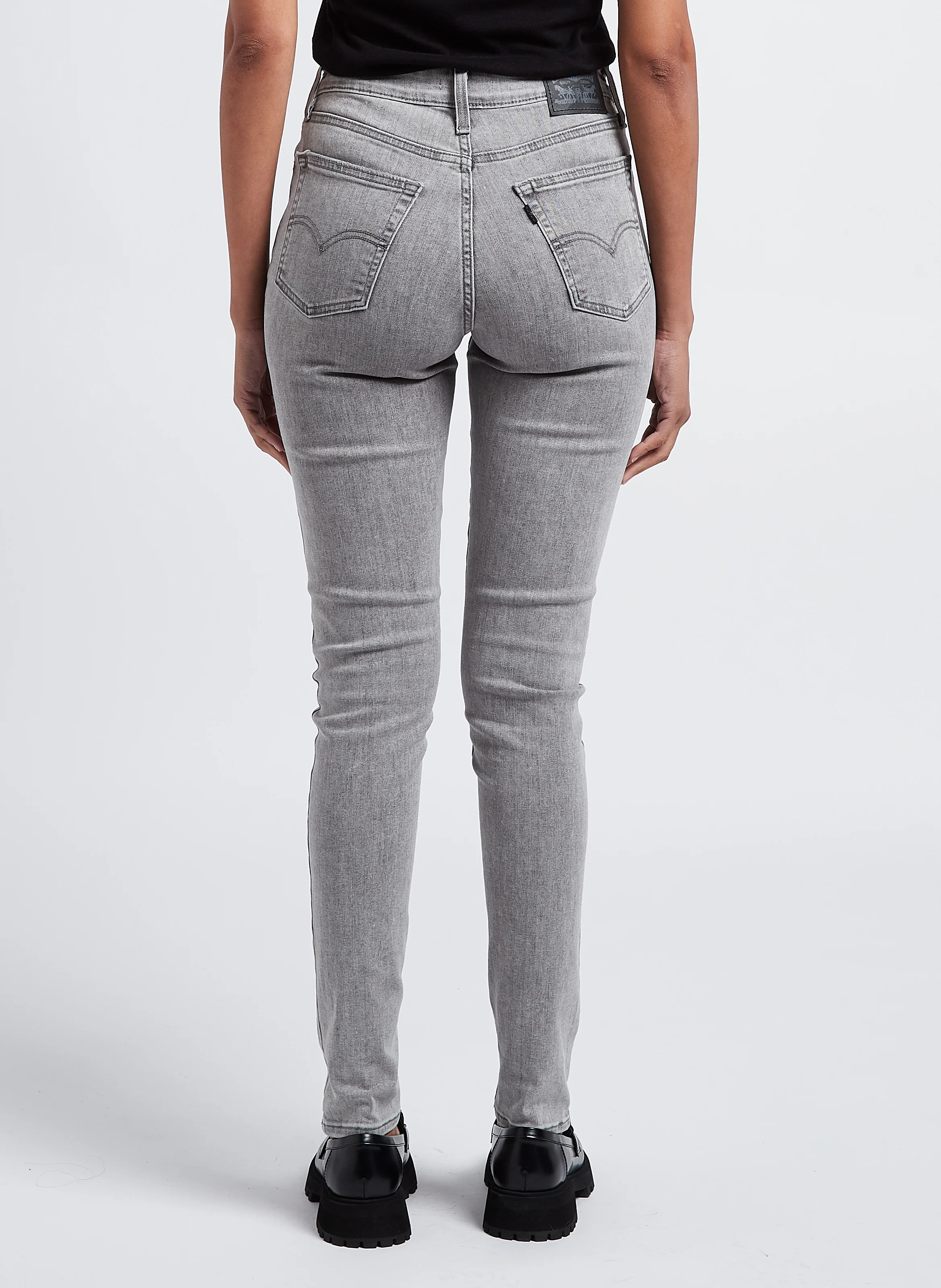 721 HIGH RISE SKINNY - Jean skinny en coton mélangé| Gris