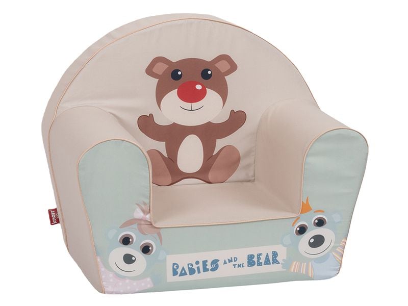 Knorrtoys Kindersessel «Babies and the bear» Bequemer Sessel für Kinder
