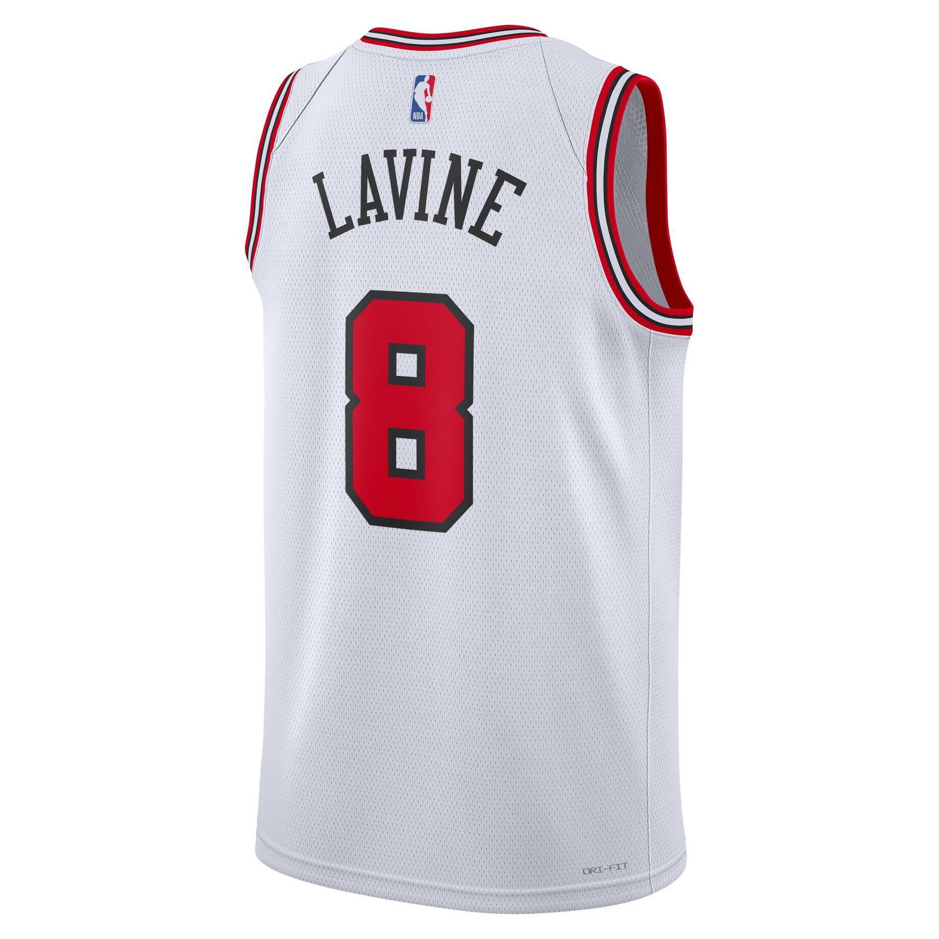 Nike| Herren Basketballtrikot NBA CHICAGO BULLS LAVINE ZACK SWINGMAN JERSEY ASSOCIATION EDITION 2022/23